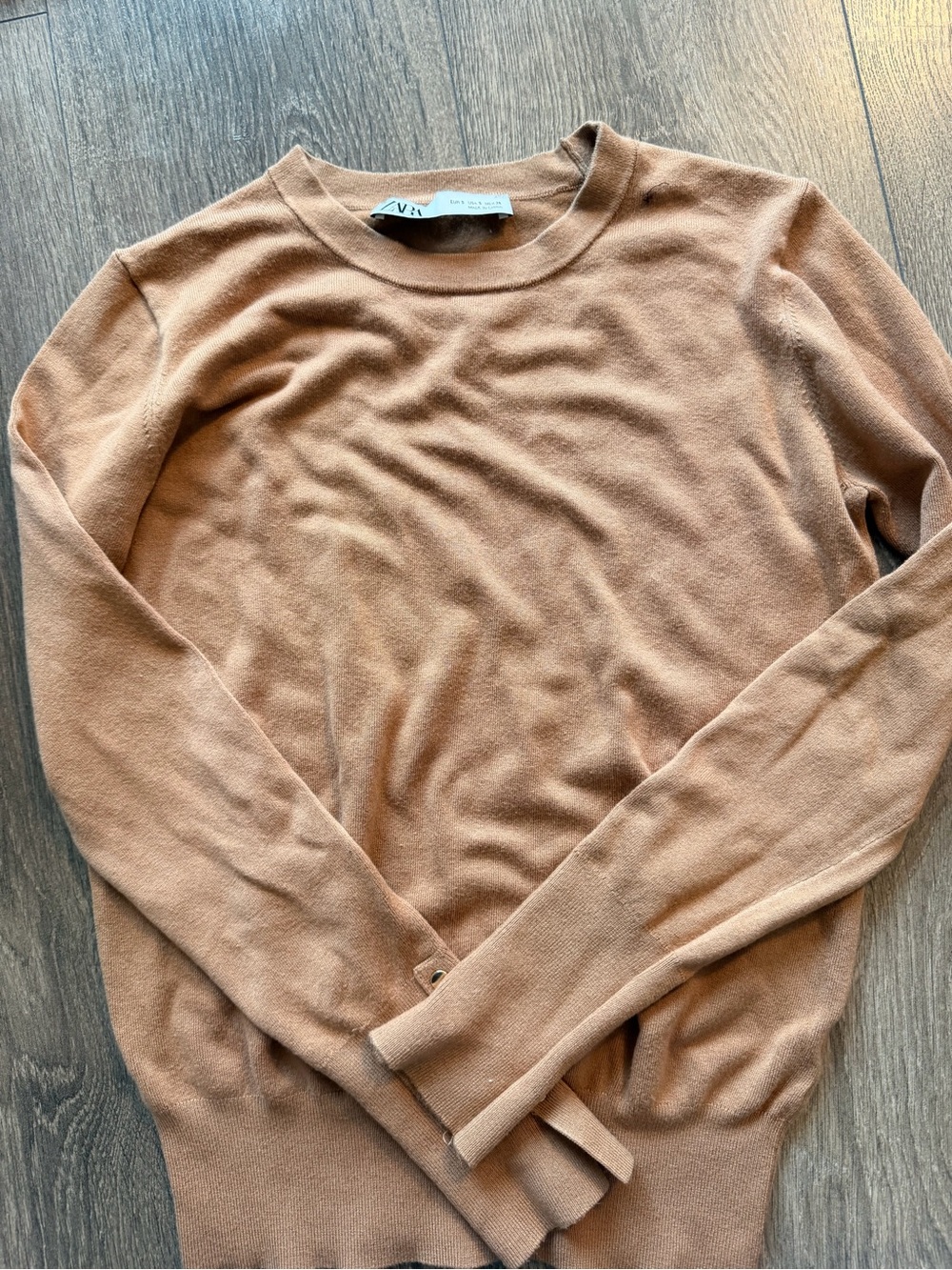 Camel Crewneck Sweater